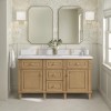 Lorelai 60" Double (Vanity Only Pricing) in Light Natural Oak